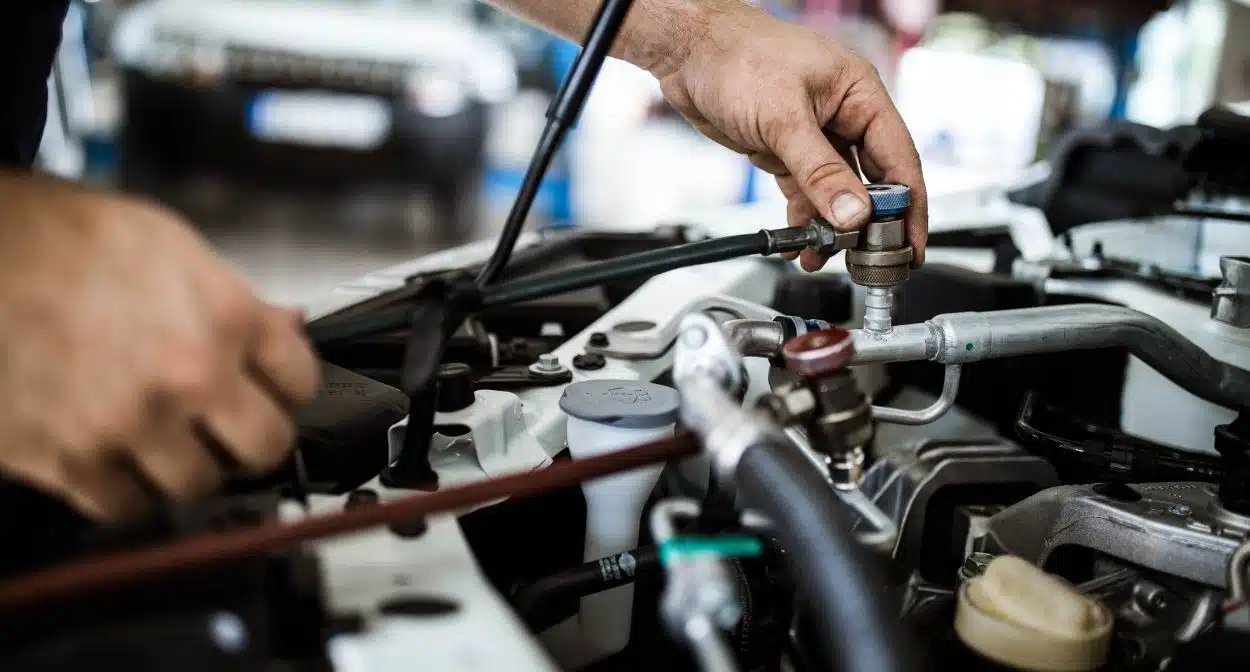 Examine the AC Compressor Examine the AC Compressor